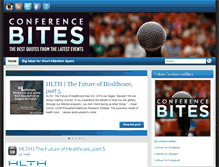 Tablet Screenshot of conferencebites.com